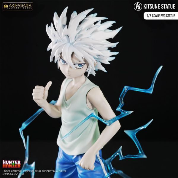 【預購】獵人 奇犽·揍敵客 X Kitsune Statue 正版授權 動漫,模型,玩具,gk,玩驛,火影,手辦,海賊,死神,航海王,獵人,阿拉蕾,七大罪,七龍珠,寶可夢,神奇寶貝,哥吉拉,宮崎駿,迪士尼,灌籃高手,鬼滅之日刃,一拳超人,蠟筆小新,咒術,鏈鋸人,進擊的巨人,妖精尾巴,我的英雄學院,我英,鋼鍊,鋼之煉金術師,新世紀福音戰士,EVA,間諜家家酒,Re0,漫威,dc,集美#hex#tsume#prime1#queen#tes#xm#野獸國#壽屋#數碼寶貝
