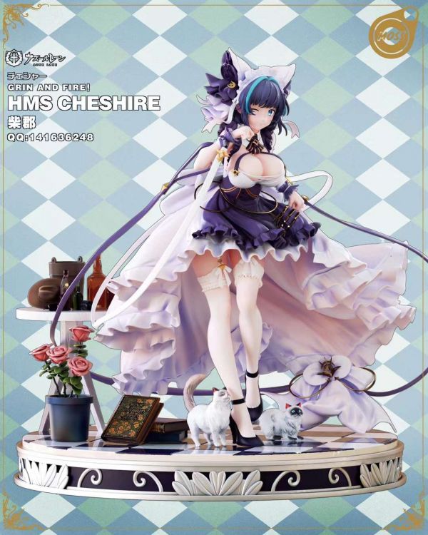 〖售罄展示追加請私訊客服@toystationtw〗柴郡 X  MOSS Studio #動漫#模型#玩具#gk#玩驛#火影#手辦#海賊#死神#航海王#獵人#阿拉蕾#七大罪#七龍珠#寶可夢#神奇寶貝#哥吉拉#宮崎駿#迪士尼#灌籃高手#鬼滅之日刃#一拳超人#蠟筆小新#咒術#鏈鋸人#進擊的巨人#妖精尾巴#我的英雄學院#我英#鋼鍊#鋼之煉金術師#新世紀福音戰士#EVA#間諜家家酒#Re0#漫威#dc#集美#hex#tsume#prime1#queen#tes#xm#野獸國#壽屋#數碼寶貝