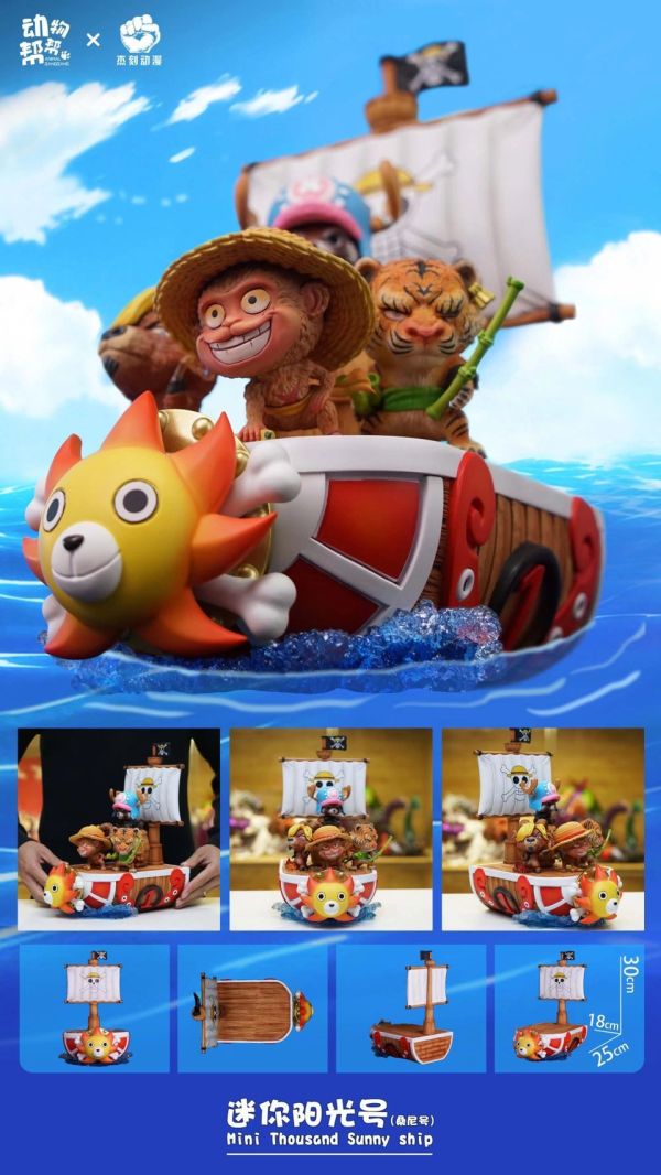【預購】海賊王 動物cos系列 迷你千陽號 X 杰刻動漫 ＆ 動物幫 玩驛丨Toy station, GK雕像預購, GK雕像代購, GK雕像現貨, GK雕像修復, 咒術, 咒術迴戰, SCC玩具屋, 玩具給庫, 希模型, 瘋公仔, 訂製雕像,模型,伯公仔,gk,玩驛,火影,夜風本舖,海賊,死神,航海王,獵人,阿拉蕾,七大罪,七龍珠,寶可夢,神奇寶貝,哥吉拉,宮崎駿,迪士尼,灌籃高手,鬼滅之日刃,一拳超人,蠟筆小新,咒術,鏈鋸人,進擊的巨人,乙骨,我英