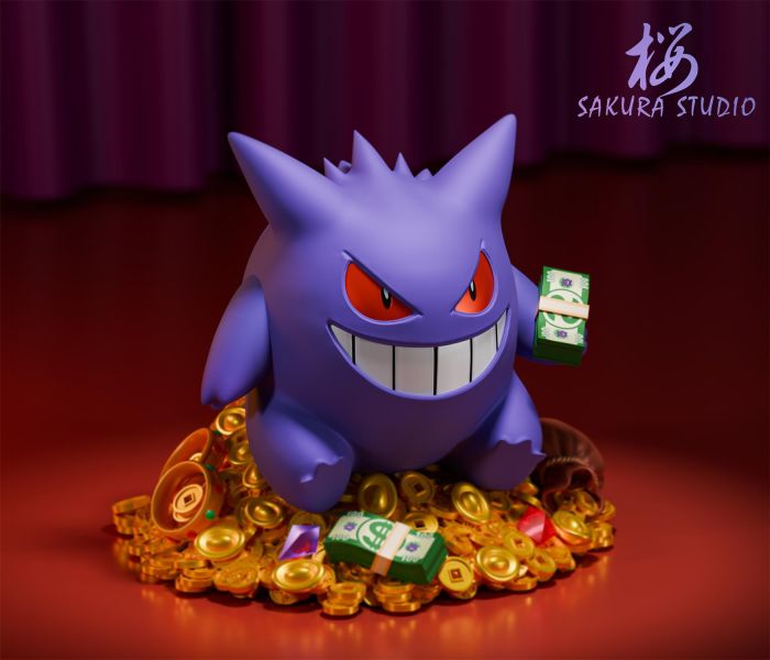 【售罄展示追加請私訊客服@toystationtw】寶可夢 睡著來錢第四彈 金幣耿鬼 X SAKURA櫻 玩驛丨Toy station, GK雕像預購, GK雕像代購, GK雕像現貨, GK雕像修復, 咒術, 咒術迴戰, SCC玩具屋, 玩具給庫, NBA, 瘋公仔, 訂製雕像,模型,伯公仔,gk,玩驛,火影,夜風本舖,海賊,死神,航海王,獵人,阿拉蕾,七大罪,七龍珠,寶可夢,神奇寶貝,哥吉拉,宮崎駿,迪士尼,灌籃高手,鬼滅之刃,一拳超人,蠟筆小新,咒術,鏈鋸人,進擊的巨人,乙骨,我英
