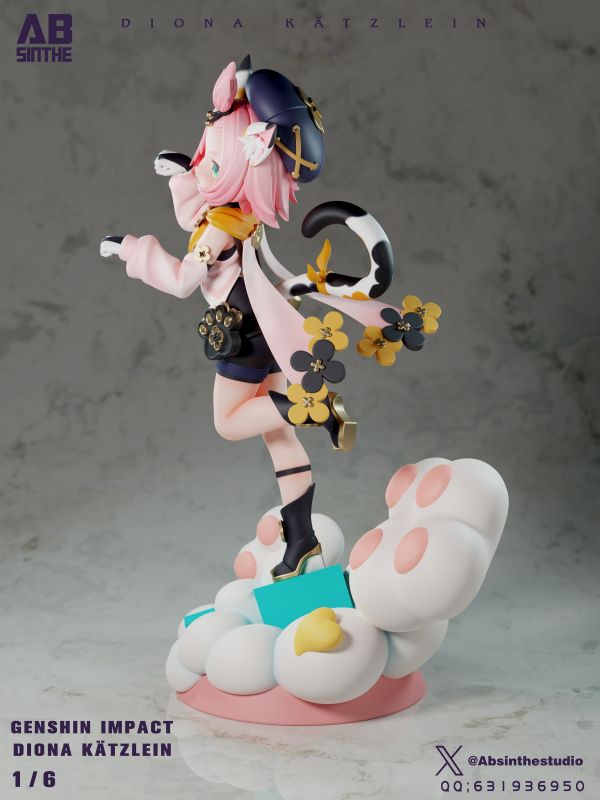 【售罄展示追加請私訊客服@toystationtw】原神 貓耳少女——【迪奧娜·凱茨萊茵】X ABsinthe Studio 動漫,模型,玩具,gk,玩驛,火影,手辦,海賊,死神,航海王,獵人,阿拉蕾,七大罪,七龍珠,寶可夢,神奇寶貝,哥吉拉,宮崎駿,迪士尼,灌籃高手,鬼滅之日刃,一拳超人,蠟筆小新,咒術,鏈鋸人,進擊的巨人,妖精尾巴,我的英雄學院,我英,鋼鍊,鋼之煉金術師,新世紀福音戰士,EVA,間諜家家酒,Re0,漫威,dc,野獸國,hex,tsume,prime1,queen,tes,xm,迪士尼,壽屋,數碼寶貝