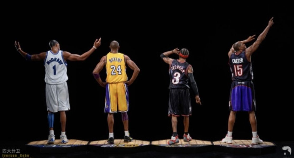 【售罄展示追加請私訊客服@toystationtw】 NBA 四大分衛 AllenIverson艾佛森 & KobeBryant柯比 & TracyMcGrady麥迪 & VinceCarter卡特 X FaceFunky 動漫,模型,玩具,gk,玩驛,火影,手辦,海賊,死神,航海王,獵人,阿拉蕾,七大罪,七龍珠,寶可夢,神奇寶貝,哥吉拉,宮崎駿,迪士尼,灌籃高手,鬼滅之日刃,一拳超人,蠟筆小新,咒術,鏈鋸人,進擊的巨人,妖精尾巴,我的英雄學院,我英,鋼鍊,鋼之煉金術師,新世紀福音戰士,EVA,間諜家家酒,Re0,漫威,dc,集美#hex#tsume#prime1#queen#tes#xm#野獸國#壽屋#數碼寶貝