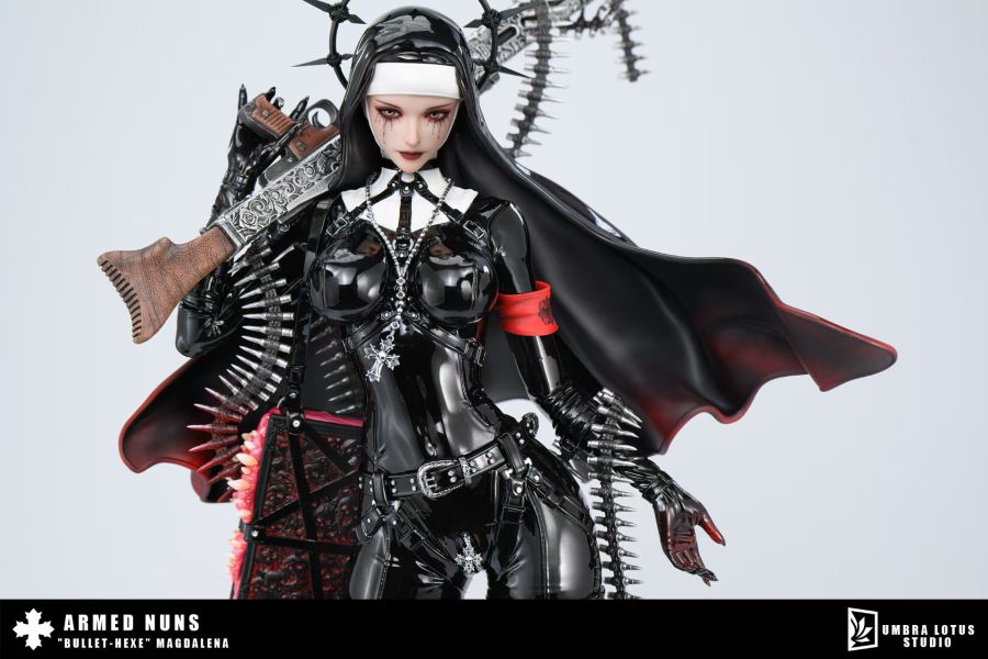 【預購】武裝修女系列第一彈 “槍彈魔女” 瑪格妲 X 黑蓮工作室 玩驛丨Toy station, GK雕像預購, GK雕像代購, GK雕像現貨, GK雕像修復, 咒術, 咒術迴戰, SCC玩具屋, 玩具給庫, NBA, 瘋公仔, 訂製雕像,模型,伯公仔,gk,玩驛,火影,夜風本舖,海賊,死神,航海王,獵人,阿拉蕾,七大罪,七龍珠,寶可夢,神奇寶貝,哥吉拉,宮崎駿,迪士尼,灌籃高手,鬼滅之刃,一拳超人,蠟筆小新,咒術,鏈鋸人,進擊的巨人,乙骨,我英