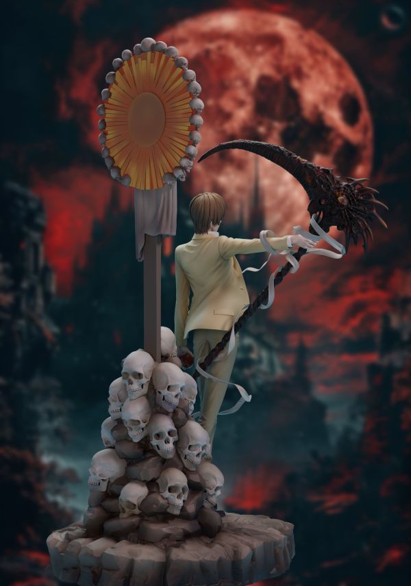 【預購】死亡筆記本 夜神月 X 潮社工作室 玩驛丨Toy station, GK雕像預購, GK雕像代購, GK雕像現貨, GK雕像修復, 咒術, 咒術迴戰, SCC玩具屋, 玩具給庫, NBA, 瘋公仔, 訂製雕像,模型,伯公仔,gk,玩驛,火影,夜風本舖,海賊,死神,航海王,獵人,阿拉蕾,七大罪,七龍珠,寶可夢,神奇寶貝,哥吉拉,宮崎駿,迪士尼,灌籃高手,鬼滅之刃,一拳超人,蠟筆小新,咒術,鏈鋸人,進擊的巨人,乙骨,我英