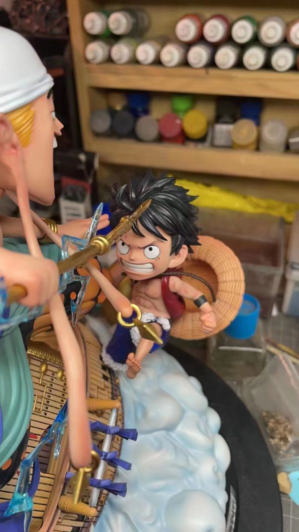 【售罄展示追加請私訊客服@toystationtw】海賊王 魯夫vs艾尼路 X Super Fantasy #動漫#模型#玩具#gk#玩驛#火影#手辦#海賊#死神#航海王#獵人#阿拉蕾#七大罪#七龍珠#寶可夢#神奇寶貝#哥吉拉#宮崎駿#迪士尼#灌籃高手#鬼滅之日刃#一拳超人#蠟筆小新#咒術#鏈鋸人#進擊的巨人#妖精尾巴#我的英雄學院#我英#鋼鍊#鋼之煉金術師#新世紀福音戰士#EVA#間諜家家酒#Re0#漫威#dc#集美#hex#tsume#prime1#queen#tes#xm#野獸國#壽屋#數碼寶貝
