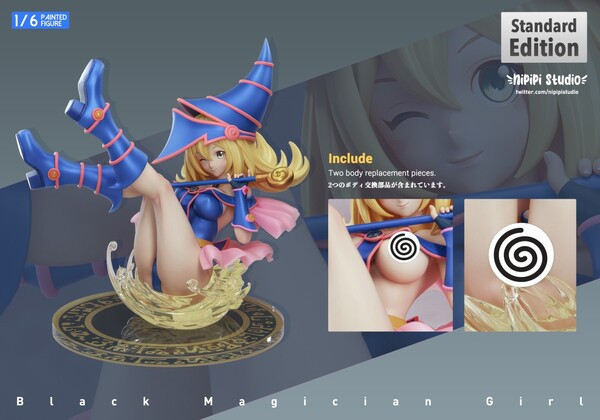 【售罄展示追加請私訊客服@toystationtw】遊戲王DM (雙版本) 黑魔導女孩 X Nipipi 玩驛丨Toy station, GK雕像預購, GK雕像代購, GK雕像現貨, GK雕像修復, 購物網站, 自媒體選物店, SCC玩具屋, 玩具給庫, 希模型, 瘋公仔, 訂製雕像,模型,伯公仔,gk,玩驛,火影,夜風本舖,海賊,死神,航海王,獵人,阿拉蕾,七大罪,七龍珠,寶可夢,神奇寶貝,哥吉拉,宮崎駿,迪士尼,灌籃高手,鬼滅之日刃,一拳超人,蠟筆小新,咒術,鏈鋸人,進擊的巨人,妖精尾巴,我的英