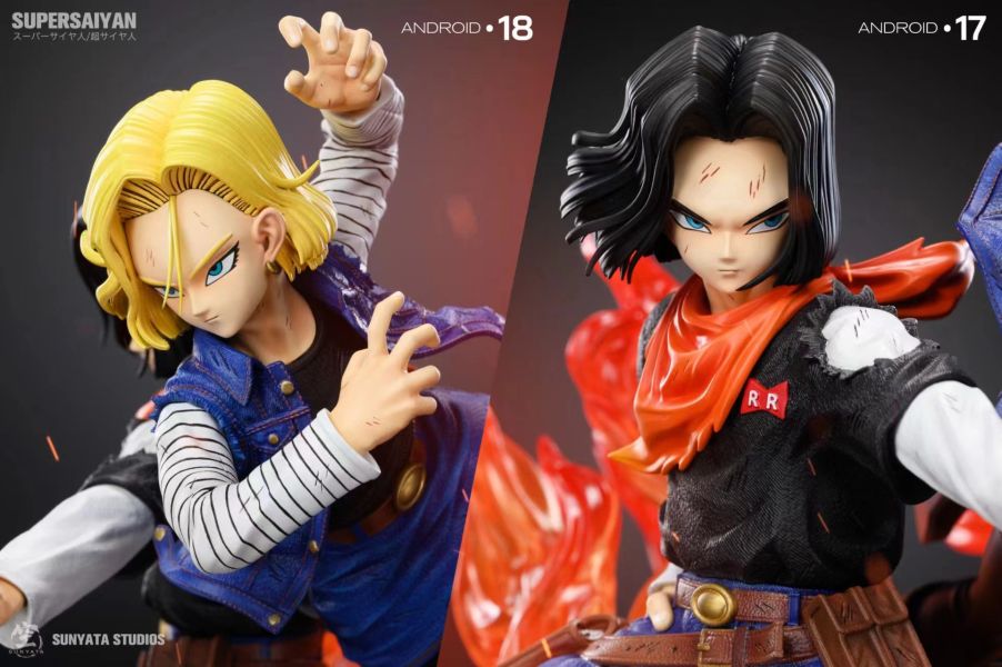 【售罄展示追加請私訊客服@toystationtw】七龍珠 父子波共鳴系列 人造人17號 & 18號 X SUNYATA空界 動漫,模型,玩具,gk,玩驛,火影,手辦,海賊,死神,航海王,獵人,阿拉蕾,七大罪,七龍珠,寶可夢,神奇寶貝,哥吉拉,宮崎駿,迪士尼,灌籃高手,鬼滅之日刃,一拳超人,蠟筆小新,咒術,鏈鋸人,進擊的巨人,妖精尾巴,我的英雄學院,我英,鋼鍊,鋼之煉金術師,新世紀福音戰士,EVA,間諜家家酒,Re0,漫威,dc,集美#hex#tsume#prime1#queen#tes#xm#野獸國#壽屋#數碼寶貝