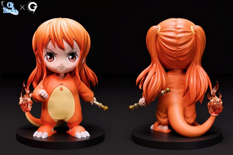 【售罄展示追加請私訊客服@toystationtw】海賊王+寶可夢 變皮系列第三彈 小火龍娜美 X Cit+超級乖 玩驛丨Toy station, GK雕像預購, GK雕像代購, GK雕像現貨, GK雕像修復, 咒術, 咒術迴戰, SCC玩具屋, 玩具給庫, NBA, 瘋公仔, 訂製雕像,模型,伯公仔,gk,玩驛,火影,夜風本舖,海賊,死神,航海王,獵人,阿拉蕾,七大罪,七龍珠,寶可夢,神奇寶貝,哥吉拉,宮崎駿,迪士尼,灌籃高手,鬼滅之刃,一拳超人,蠟筆小新,咒術,鏈鋸人,進擊的巨人,乙骨,我英