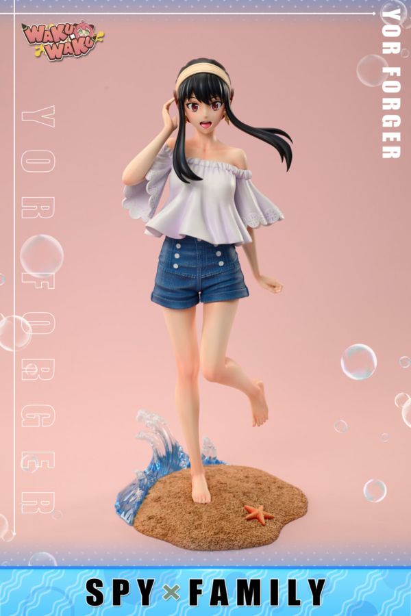 【售罄展示追加請私訊客服@toystationtw】間諜家家酒 約爾-福傑第一彈 沙灘約爾 X WakuWaku 動漫,模型,玩具,gk,玩驛,火影,手辦,海賊,死神,航海王,獵人,阿拉蕾,七大罪,七龍珠,寶可夢,神奇寶貝,哥吉拉,宮崎駿,迪士尼,灌籃高手,鬼滅之日刃,一拳超人,蠟筆小新,咒術,鏈鋸人,進擊的巨人,妖精尾巴,我的英雄學院,我英,鋼鍊,鋼之煉金術師,新世紀福音戰士,EVA,間諜家家酒,Re0,漫威,dc,集美#hex#tsume#prime1#queen#tes#xm#野獸國#壽屋#數碼寶貝