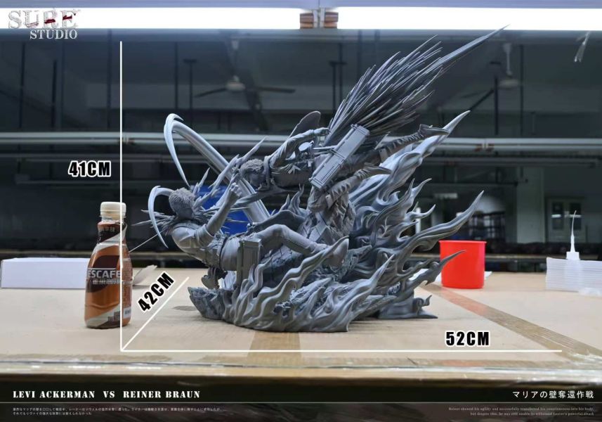 【預購】進擊的巨人 SSS巨人對戰系列 兵長vs萊納 X Sure-Studio 玩驛丨Toy station, GK雕像預購, GK雕像代購, GK雕像現貨, GK雕像修復, 咒術, 咒術迴戰, SCC玩具屋, 玩具給庫, NBA, 瘋公仔, 訂製雕像,模型,伯公仔,gk,玩驛,火影,夜風本舖,海賊,死神,航海王,獵人,阿拉蕾,七大罪,七龍珠,寶可夢,神奇寶貝,哥吉拉,宮崎駿,迪士尼,灌籃高手,鬼滅之刃,一拳超人,蠟筆小新,咒術,鏈鋸人,進擊的巨人,乙骨,我英