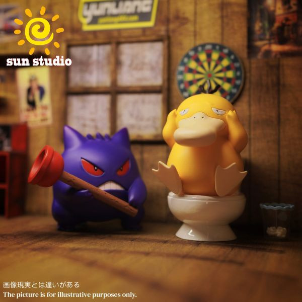 【補款】寶可夢 便秘可達鴨&馬桶可達鴨&通馬桶耿鬼 X SUN-Studio 玩驛丨Toy station, GK雕像預購, GK雕像代購, GK雕像現貨, GK雕像修復, 咒術, 咒術迴戰, SCC玩具屋, 玩具給庫, NBA, 瘋公仔, 訂製雕像,模型,伯公仔,gk,玩驛,火影,夜風本舖,海賊,死神,航海王,獵人,阿拉蕾,七大罪,七龍珠,寶可夢,神奇寶貝,哥吉拉,宮崎駿,迪士尼,灌籃高手,鬼滅之刃,一拳超人,蠟筆小新,咒術,鏈鋸人,進擊的巨人,乙骨,我英