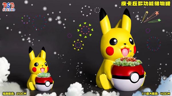 【售罄展示追加請私訊客服@toystationtw】寶可夢 多功能儲物罐-超大皮卡丘 X PSD STUDIO #動漫#模型#玩具#gk#玩驛#火影#手辦#海賊#死神#航海王#獵人#阿拉蕾#七大罪#七龍珠#寶可夢#神奇寶貝#哥吉拉#宮崎駿#迪士尼#灌籃高手#鬼滅之日刃#一拳超人#蠟筆小新#咒術#鏈鋸人#進擊的巨人#妖精尾巴#我的英雄學院#我英#鋼鍊#鋼之煉金術師#新世紀福音戰士#EVA#間諜家家酒#Re0#漫威#dc#集美#hex#tsume#prime1#queen#tes#xm#野獸國#壽屋#數碼寶貝