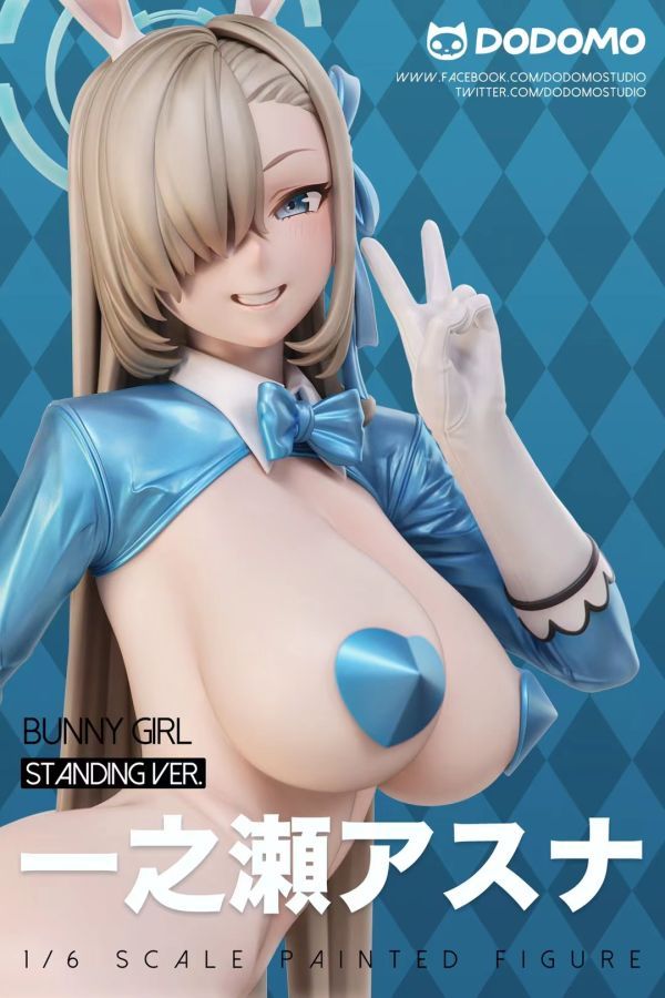 【售罄展示追加請私訊客服@toystationtw】碧藍檔案 明日奈 逆兔女郎（站姿） X Dodomo Studio 動漫,模型,玩具,gk,玩驛,火影,手辦,海賊,死神,航海王,獵人,阿拉蕾,七大罪,七龍珠,寶可夢,神奇寶貝,哥吉拉,宮崎駿,迪士尼,灌籃高手,鬼滅之日刃,一拳超人,蠟筆小新,咒術,鏈鋸人,進擊的巨人,妖精尾巴,我的英雄學院,我英,鋼鍊,鋼之煉金術師,新世紀福音戰士,EVA,間諜家家酒,Re0,漫威,dc,集美#hex#tsume#prime1#queen#tes#xm#野獸國#壽屋#數碼寶貝