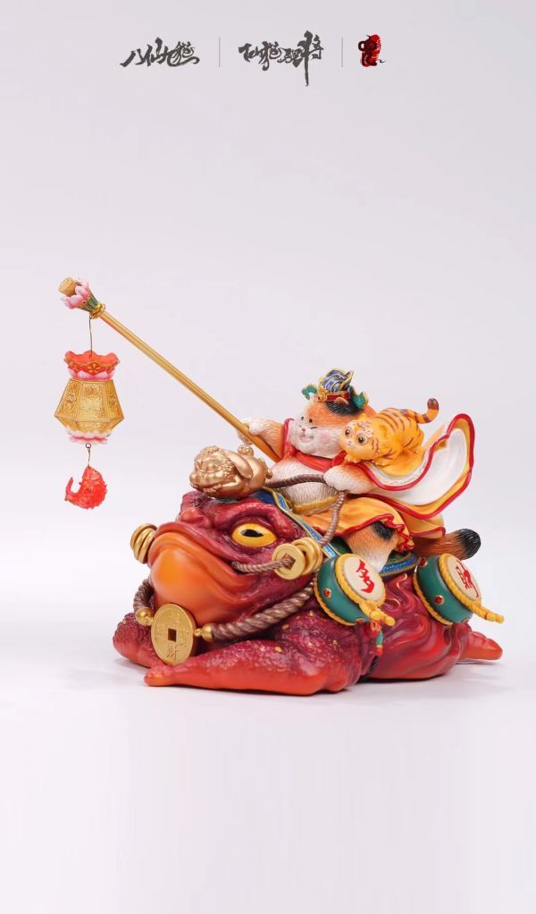 【預購】 財神貓 多財多億（預訂附贈特典 小神龍）X 筋兜雲 & 仙貓狸將 動漫,模型,玩具,gk,玩驛,火影,手辦,海賊,死神,航海王,獵人,阿拉蕾,七大罪,七龍珠,寶可夢,神奇寶貝,哥吉拉,宮崎駿,迪士尼,灌籃高手,鬼滅之日刃,一拳超人,蠟筆小新,咒術,鏈鋸人,進擊的巨人,妖精尾巴,我的英雄學院,我英,鋼鍊,鋼之煉金術師,新世紀福音戰士,EVA,間諜家家酒,Re0,漫威,dc,集美#hex#tsume#prime1#queen#tes#xm#野獸國#壽屋#數碼寶貝