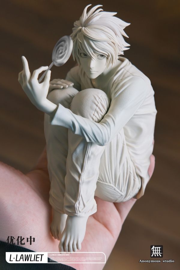 【售罄展示追加請私訊客服@toystationtw】死亡筆記 L·Lawliet X 無名工作室Anonymous studio 玩驛丨Toy station, GK雕像預購, GK雕像代購, GK雕像現貨, GK雕像修復, 咒術, 咒術迴戰, SCC玩具屋, 玩具給庫, NBA, 瘋公仔, 訂製雕像,模型,伯公仔,gk,玩驛,火影,夜風本舖,海賊,死神,航海王,獵人,阿拉蕾,七大罪,七龍珠,寶可夢,神奇寶貝,哥吉拉,宮崎駿,迪士尼,灌籃高手,鬼滅之刃,一拳超人,蠟筆小新,咒術,鏈鋸人,進擊的巨人,乙骨,我英