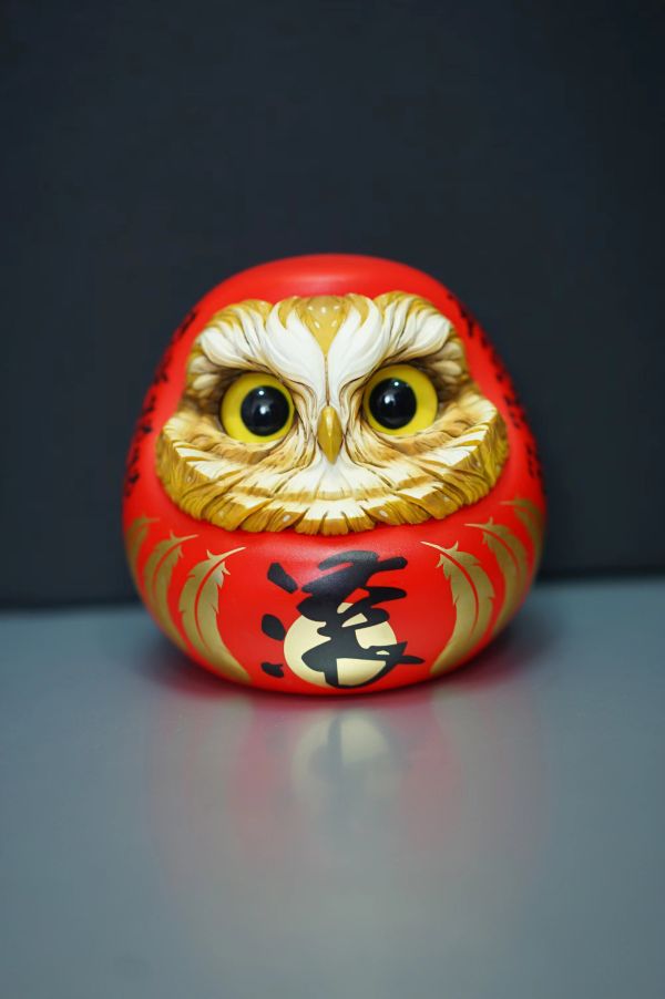 【售罄展示追加請私訊客服@toystationtw】貓鷹頭‬達摩 X 水雲之境工作室 #動漫#模型#玩具#gk#玩驛#火影#手辦#海賊#死神#航海王#獵人#阿拉蕾#七大罪#七龍珠#寶可夢#神奇寶貝#哥吉拉#宮崎駿#迪士尼#灌籃高手#鬼滅之日刃#一拳超人#蠟筆小新#咒術#鏈鋸人#進擊的巨人#妖精尾巴#我的英雄學院#我英#鋼鍊#鋼之煉金術師#新世紀福音戰士#EVA#間諜家家酒#Re0#漫威#dc#集美#hex#tsume#prime1#queen#tes#xm#野獸國#壽屋#數碼寶貝