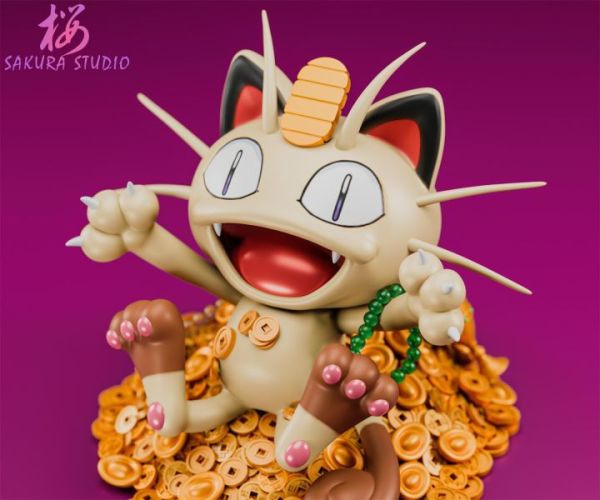 【售罄展示追加請私訊客服@toystationtw】寶可夢 睡着來錢第三彈-天降財神喵喵 X 櫻工作室SAKURA Studio 玩驛丨Toy station, GK雕像預購, GK雕像代購, GK雕像現貨, GK雕像修復, 咒術, 咒術迴戰, SCC玩具屋, 玩具給庫, NBA, 瘋公仔, 訂製雕像,模型,伯公仔,gk,玩驛,火影,夜風本舖,海賊,死神,航海王,獵人,阿拉蕾,七大罪,七龍珠,寶可夢,神奇寶貝,哥吉拉,宮崎駿,迪士尼,灌籃高手,鬼滅之刃,一拳超人,蠟筆小新,咒術,鏈鋸人,進擊的巨人,乙骨,我英