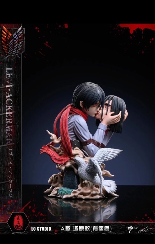 【代購】進擊的巨人 第八彈-死亡之吻-抱頭三笠（還你自由版）X 良辰LC工作室 動漫,模型,玩具,gk,玩驛,火影,手辦,海賊,死神,航海王,獵人,阿拉蕾,七大罪,七龍珠,寶可夢,神奇寶貝,哥吉拉,宮崎駿,迪士尼,灌籃高手,鬼滅之日刃,一拳超人,蠟筆小新,咒術,鏈鋸人,進擊的巨人,妖精尾巴,我的英雄學院,我英,鋼鍊,鋼之煉金術師,新世紀福音戰士,EVA,間諜家家酒,Re0,漫威,dc,集美#hex#tsume#prime1#queen#tes#xm#野獸國#壽屋#數碼寶貝