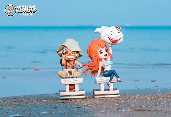 【售罄展示追加請私訊客服@toystationtw】海賊王 全員草帽海賊團 娜美 & 騙人布 X Showhand 動漫,模型,玩具,gk,玩驛,火影,手辦,海賊,死神,航海王,獵人,阿拉蕾,七大罪,七龍珠,寶可夢,神奇寶貝,哥吉拉,宮崎駿,迪士尼,灌籃高手,鬼滅之日刃,一拳超人,蠟筆小新,咒術,鏈鋸人,進擊的巨人,妖精尾巴,我的英雄學院,我英,鋼鍊,鋼之煉金術師,新世紀福音戰士,EVA,間諜家家酒,Re0,漫威,dc,集美#hex#tsume#prime1#queen#tes#xm#野獸國#壽屋#數碼寶貝