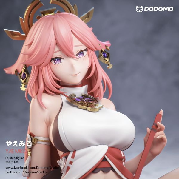 【售罄展示追加請私訊客服@toystationtw】原神 八重神子 X Dodomo Studio 動漫,模型,玩具,gk,玩驛,火影,手辦,海賊,死神,航海王,獵人,阿拉蕾,七大罪,七龍珠,寶可夢,神奇寶貝,哥吉拉,宮崎駿,迪士尼,灌籃高手,鬼滅之日刃,一拳超人,蠟筆小新,咒術,鏈鋸人,進擊的巨人,妖精尾巴,我的英雄學院,我英,鋼鍊,鋼之煉金術師,新世紀福音戰士,EVA,間諜家家酒,Re0,漫威,dc,集美#hex#tsume#prime1#queen#tes#xm#野獸國#壽屋#數碼寶貝