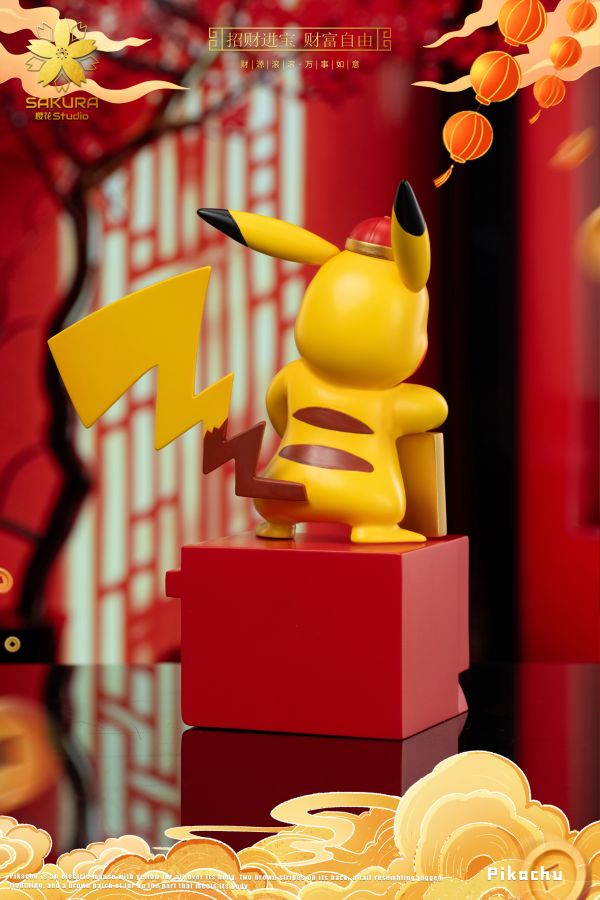 【售罄展示追加請私訊客服@toystationtw】寶可夢 招財皮卡丘 X 櫻花-Studio 玩驛丨Toy station, GK雕像預購, GK雕像代購, GK雕像現貨, GK雕像修復, 咒術, 咒術迴戰, SCC玩具屋, 玩具給庫, NBA, 瘋公仔, 訂製雕像,模型,伯公仔,gk,玩驛,火影,夜風本舖,海賊,死神,航海王,獵人,阿拉蕾,七大罪,七龍珠,寶可夢,神奇寶貝,哥吉拉,宮崎駿,迪士尼,灌籃高手,鬼滅之刃,一拳超人,蠟筆小新,咒術,鏈鋸人,進擊的巨人,乙骨,我英