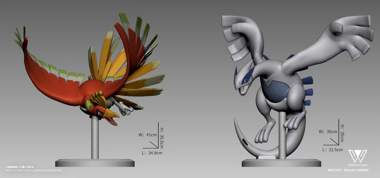 【預購】寶可夢 金銀鳥共鳴 洛奇亞＆鳳王 X 玩得Wonder studio 玩驛丨Toy station, GK雕像預購, GK雕像代購, GK雕像現貨, GK雕像修復, 咒術, 咒術迴戰, SCC玩具屋, 玩具給庫, NBA, 瘋公仔, 訂製雕像,模型,伯公仔,gk,玩驛,火影,夜風本舖,海賊,死神,航海王,獵人,阿拉蕾,七大罪,七龍珠,寶可夢,神奇寶貝,哥吉拉,宮崎駿,迪士尼,灌籃高手,鬼滅之刃,一拳超人,蠟筆小新,咒術,鏈鋸人,進擊的巨人,乙骨,我英