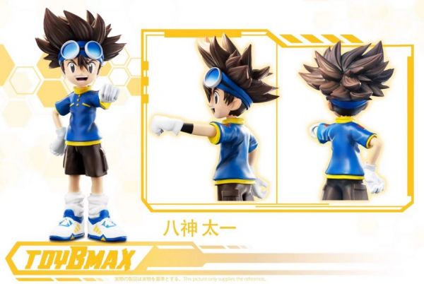 【售罄展示追加請私訊客服@toystationtw】數碼寶貝 初代主角團共鳴系列定制人物數碼獸立組 X TOYBMAX #動漫#模型#玩具#gk#玩驛#火影#手辦#海賊#死神#航海王#獵人#阿拉蕾#七大罪#七龍珠#寶可夢#神奇寶貝#哥吉拉#宮崎駿#迪士尼#灌籃高手#鬼滅之日刃#一拳超人#蠟筆小新#咒術#鏈鋸人#進擊的巨人#妖精尾巴#我的英雄學院#我英#鋼鍊#鋼之煉金術師#新世紀福音戰士#EVA#間諜家家酒#Re0#漫威#dc#集美#hex#tsume#prime1#queen#tes#xm#野獸國#壽屋#數碼寶貝