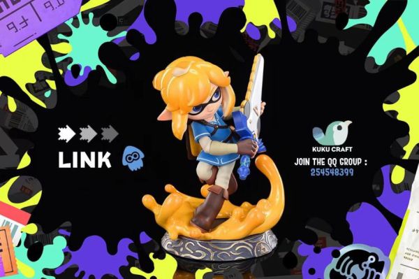 【售罄展示追加請私訊客服@toystationtw】塞爾達傳說 x SPLATOON 烏賊林克 X KukuCraft 動漫,模型,玩具,gk,玩驛,火影,手辦,海賊,死神,航海王,獵人,阿拉蕾,七大罪,七龍珠,寶可夢,神奇寶貝,哥吉拉,宮崎駿,迪士尼,灌籃高手,鬼滅之日刃,一拳超人,蠟筆小新,咒術,鏈鋸人,進擊的巨人,妖精尾巴,我的英雄學院,我英,鋼鍊,鋼之煉金術師,新世紀福音戰士,EVA,間諜家家酒,Re0,漫威,dc,集美#hex#tsume#prime1#queen#tes#xm#野獸國#壽屋#數碼寶貝