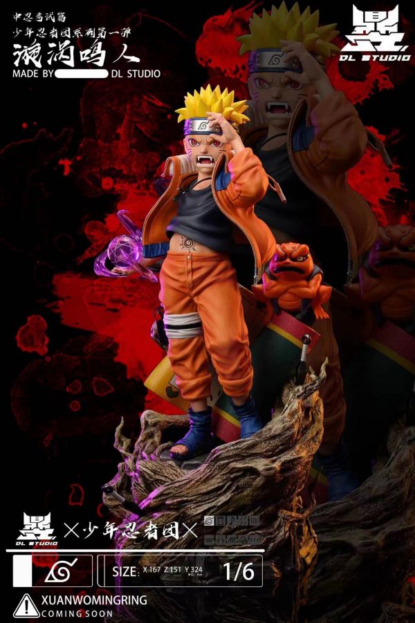 【售罄展示追加請私訊客服@toystationtw】火影忍者 少年忍者第一彈 鳴人 X DL 鼎立 studio #動漫#模型#玩具#gk#玩驛#火影#手辦#海賊#死神#航海王#獵人#阿拉蕾#七大罪#七龍珠#寶可夢#神奇寶貝#哥吉拉#宮崎駿#迪士尼#灌籃高手#鬼滅之日刃#一拳超人#蠟筆小新#咒術#鏈鋸人#進擊的巨人#妖精尾巴#我的英雄學院#我英#鋼鍊#鋼之煉金術師#新世紀福音戰士#EVA#間諜家家酒#Re0#漫威#dc#集美#hex#tsume#prime1#queen#tes#xm#野獸國#壽屋#數碼寶貝