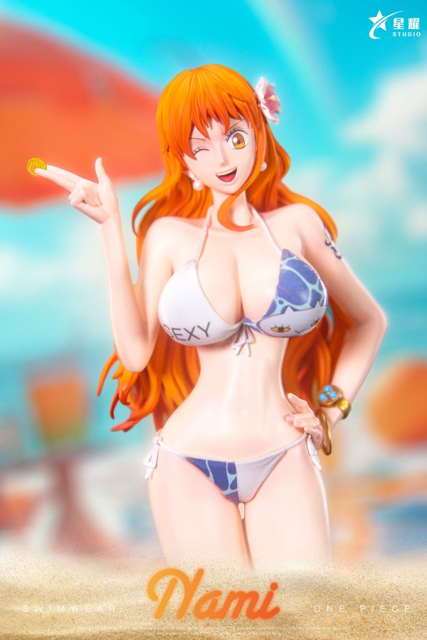 【售罄展示追加請私訊客服@toystationtw】海賊王 泳裝第一彈 泳裝娜美 X 星耀-Studio 玩驛丨Toy station, GK雕像預購, GK雕像代購, GK雕像現貨, GK雕像修復, 咒術, 咒術迴戰, SCC玩具屋, 玩具給庫, NBA, 瘋公仔, 訂製雕像,模型,伯公仔,gk,玩驛,火影,夜風本舖,海賊,死神,航海王,獵人,阿拉蕾,七大罪,七龍珠,寶可夢,神奇寶貝,哥吉拉,宮崎駿,迪士尼,灌籃高手,鬼滅之刃,一拳超人,蠟筆小新,咒術,鏈鋸人,進擊的巨人,乙骨,我英