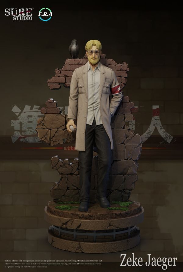 【代購】進擊的的巨人 最終季人物補全 03 吉克·耶格爾 X Sure studio & E.R.A 玩驛丨Toy station, GK雕像預購, GK雕像代購, GK雕像現貨, GK雕像修復, 咒術, 咒術迴戰, SCC玩具屋, 玩具給庫, NBA, 瘋公仔, 訂製雕像,模型,伯公仔,gk,玩驛,火影,夜風本舖,海賊,死神,航海王,獵人,阿拉蕾,七大罪,七龍珠,寶可夢,神奇寶貝,哥吉拉,宮崎駿,迪士尼,灌籃高手,鬼滅之刃,一拳超人,蠟筆小新,咒術,鏈鋸人,進擊的巨人,乙骨,我英