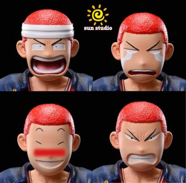 【售罄展示追加請私訊客服@toystationtw】灌籃高手 SD櫻木花道（7個頭雕+雙手替換） X sun studio太陽工作室 #動漫#模型#玩具#gk#玩驛#火影#手辦#海賊#死神#航海王#獵人#阿拉蕾#七大罪#七龍珠#寶可夢#神奇寶貝#哥吉拉#宮崎駿#迪士尼#灌籃高手#鬼滅之日刃#一拳超人#蠟筆小新#咒術#鏈鋸人#進擊的巨人#妖精尾巴#我的英雄學院#我英#鋼鍊#鋼之煉金術師#新世紀福音戰士#EVA#間諜家家酒#Re0#漫威#dc#集美#hex#tsume#prime1#queen#tes#xm#野獸國#壽屋#數碼寶貝