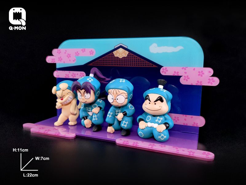 【售罄展示追加請私訊客服@toystationtw】忍者亂太郎 X Q-MON 玩驛丨Toy station, GK雕像預購, GK雕像代購, GK雕像現貨, GK雕像修復, 咒術, 咒術迴戰, SCC玩具屋, 玩具給庫, NBA, 瘋公仔, 訂製雕像,模型,伯公仔,gk,玩驛,火影,夜風本舖,海賊,死神,航海王,獵人,阿拉蕾,七大罪,七龍珠,寶可夢,神奇寶貝,哥吉拉,宮崎駿,迪士尼,灌籃高手,鬼滅之刃,一拳超人,蠟筆小新,咒術,鏈鋸人,進擊的巨人,乙骨,我英