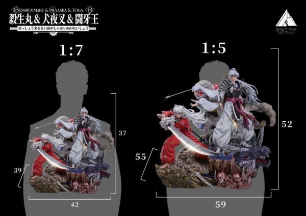 【現貨秒發】犬夜叉 殺生丸犬大將“父與子” X 棱鏡工作室 動漫,模型,玩具,gk,玩驛,火影,手辦,海賊,死神,航海王,獵人,阿拉蕾,七大罪,七龍珠,寶可夢,神奇寶貝,哥吉拉,宮崎駿,迪士尼,灌籃高手,鬼滅之日刃,一拳超人,蠟筆小新,咒術,鏈鋸人,進擊的巨人,妖精尾巴,我的英雄學院,我英,鋼鍊,鋼之煉金術師,新世紀福音戰士,EVA,間諜家家酒,Re0,漫威,dc,集美#hex#tsume#prime1#queen#tes#xm#野獸國#壽屋#數碼寶貝