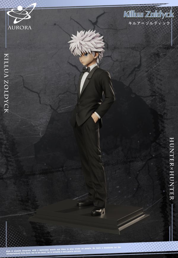 【售罄展示追加請私訊客服@toystationtw】獵人 西裝系列 西裝奇犽 X Aurora Studio 玩驛丨Toy station, GK雕像預購, GK雕像代購, GK雕像現貨, GK雕像修復, 咒術, 咒術迴戰, SCC玩具屋, 玩具給庫, NBA, 瘋公仔, 訂製雕像,模型,伯公仔,gk,玩驛,火影,夜風本舖,海賊,死神,航海王,獵人,阿拉蕾,七大罪,七龍珠,寶可夢,神奇寶貝,哥吉拉,宮崎駿,迪士尼,灌籃高手,鬼滅之刃,一拳超人,蠟筆小新,咒術,鏈鋸人,進擊的巨人,乙骨,我英