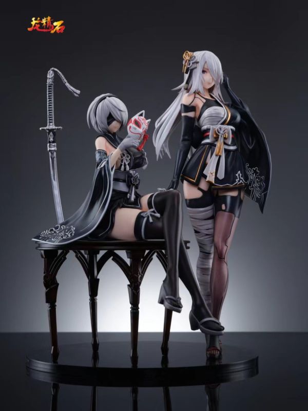 【售罄展示追加請私訊客服@toystationtw】尼爾自動人形 妮姬&尼爾 聯動 2B A2 X 龍精石 動漫,模型,玩具,gk,玩驛,火影,手辦,海賊,死神,航海王,獵人,阿拉蕾,七大罪,七龍珠,寶可夢,神奇寶貝,哥吉拉,宮崎駿,迪士尼,灌籃高手,鬼滅之日刃,一拳超人,蠟筆小新,咒術,鏈鋸人,進擊的巨人,妖精尾巴,我的英雄學院,我英,鋼鍊,鋼之煉金術師,新世紀福音戰士,EVA,間諜家家酒,Re0,漫威,dc,集美#hex#tsume#prime1#queen#tes#xm#野獸國#壽屋#數碼寶貝