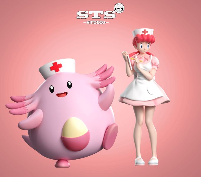 【售罄展示追加請私訊客服@toystationtw】寶可夢 人物系列 喬伊小姐&君莎 X STS Studio 玩驛丨Toy station, GK雕像預購, GK雕像代購, GK雕像現貨, GK雕像修復, 咒術, 咒術迴戰, SCC玩具屋, 玩具給庫, NBA, 瘋公仔, 訂製雕像,模型,伯公仔,gk,玩驛,火影,夜風本舖,海賊,死神,航海王,獵人,阿拉蕾,七大罪,七龍珠,寶可夢,神奇寶貝,哥吉拉,宮崎駿,迪士尼,灌籃高手,鬼滅之刃,一拳超人,蠟筆小新,咒術,鏈鋸人,進擊的巨人,乙骨,我英