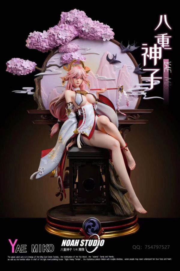 【售罄展示追加請私訊客服@toystationtw】原神 八重神子 X NOAH Studio 動漫,模型,玩具,gk,玩驛,火影,手辦,海賊,死神,航海王,獵人,阿拉蕾,七大罪,七龍珠,寶可夢,神奇寶貝,哥吉拉,宮崎駿,迪士尼,灌籃高手,鬼滅之日刃,一拳超人,蠟筆小新,咒術,鏈鋸人,進擊的巨人,妖精尾巴,我的英雄學院,我英,鋼鍊,鋼之煉金術師,新世紀福音戰士,EVA,間諜家家酒,Re0,漫威,dc,集美#hex#tsume#prime1#queen#tes#xm#野獸國#壽屋#數碼寶貝