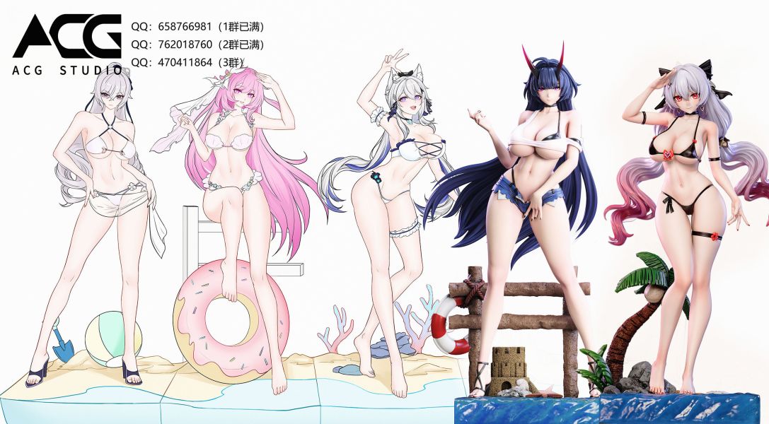 【售罄展示追加請私訊客服@toystationtw】崩壞3rd 泳裝系列第二彈 大月下 X ACG工作室 動漫,模型,玩具,gk,玩驛,火影,手辦,海賊,死神,航海王,獵人,阿拉蕾,七大罪,七龍珠,寶可夢,神奇寶貝,哥吉拉,宮崎駿,迪士尼,灌籃高手,鬼滅之日刃,一拳超人,蠟筆小新,咒術,鏈鋸人,進擊的巨人,妖精尾巴,我的英雄學院,我英,鋼鍊,鋼之煉金術師,新世紀福音戰士,EVA,間諜家家酒,Re0,漫威,dc,集美#hex#tsume#prime1#queen#tes#xm#野獸國#壽屋#數碼寶貝