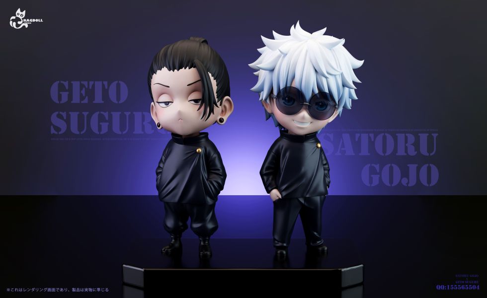 【售罄展示追加請私訊客服@toystationtw】咒術迴戰 五條悟 & 夏油傑 X Ragdoll布偶工作室 動漫,模型,玩具,gk,玩驛,火影,手辦,海賊,死神,航海王,獵人,阿拉蕾,七大罪,七龍珠,寶可夢,神奇寶貝,哥吉拉,宮崎駿,迪士尼,灌籃高手,鬼滅之日刃,一拳超人,蠟筆小新,咒術,鏈鋸人,進擊的巨人,妖精尾巴,我的英雄學院,我英,鋼鍊,鋼之煉金術師,新世紀福音戰士,EVA,間諜家家酒,Re0,漫威,dc,集美#hex#tsume#prime1#queen#tes#xm#野獸國#壽屋#數碼寶貝