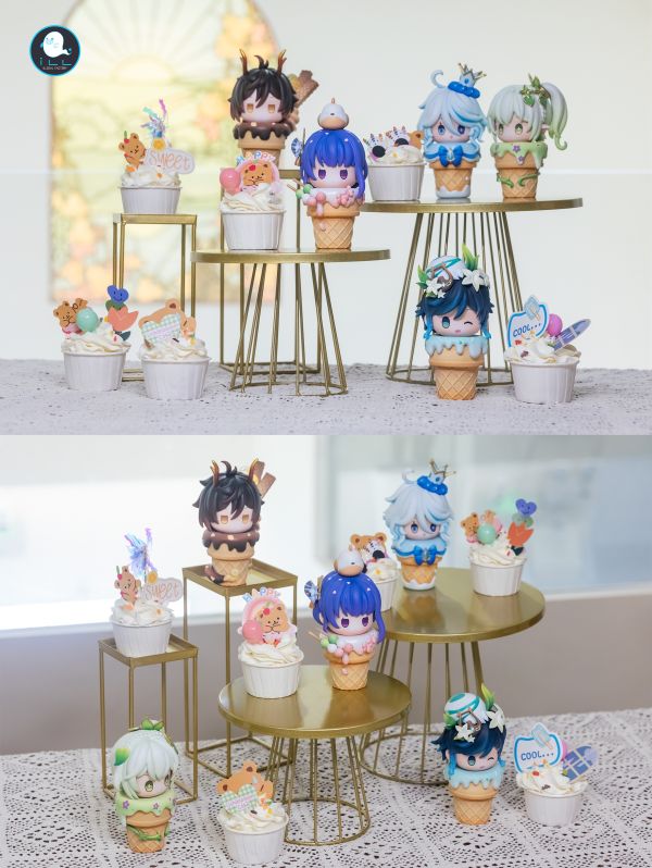 【售罄展示追加請私訊客服@toystationtw】原神 桌面擺件冰淇淋 提瓦特兒童套餐 X ILL地下工廠 動漫,模型,玩具,gk,玩驛,火影,手辦,海賊,死神,航海王,獵人,阿拉蕾,七大罪,七龍珠,寶可夢,神奇寶貝,哥吉拉,宮崎駿,迪士尼,灌籃高手,鬼滅之日刃,一拳超人,蠟筆小新,咒術,鏈鋸人,進擊的巨人,妖精尾巴,我的英雄學院,我英,鋼鍊,鋼之煉金術師,新世紀福音戰士,EVA,間諜家家酒,Re0,漫威,dc,集美#hex#tsume#prime1#queen#tes#xm#野獸國#壽屋#數碼寶貝
