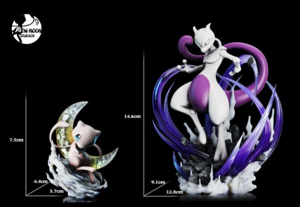 【售罄展示追加請私訊客服@toystationtw】寶可夢 圖鑑系列第一彈 夢幻與超夢 X Mew Moon 動漫,模型,玩具,gk,玩驛,火影,手辦,海賊,死神,航海王,獵人,阿拉蕾,七大罪,七龍珠,寶可夢,神奇寶貝,哥吉拉,宮崎駿,迪士尼,灌籃高手,鬼滅之日刃,一拳超人,蠟筆小新,咒術,鏈鋸人,進擊的巨人,妖精尾巴,我的英雄學院,我英,鋼鍊,鋼之煉金術師,新世紀福音戰士,EVA,間諜家家酒,Re0,漫威,dc,集美#hex#tsume#prime1#queen#tes#xm#野獸國#壽屋#數碼寶貝
