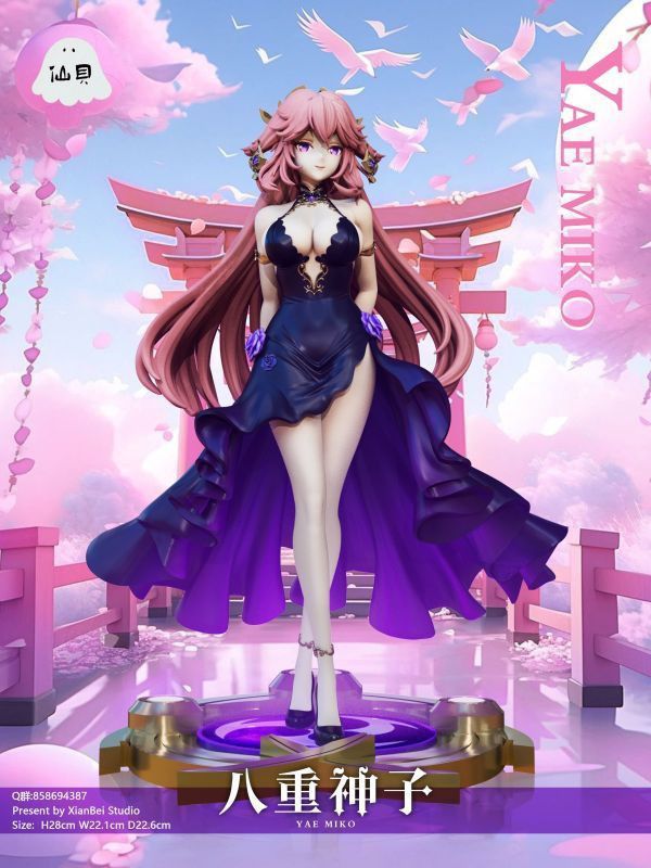 【售罄展示追加請私訊客服@toystationtw】原神 晚宴禮服系列第一彈 八重神子 X 仙貝 玩驛丨Toy station, GK雕像預購, GK雕像代購, GK雕像現貨, GK雕像修復, 咒術, 咒術迴戰, SCC玩具屋, 玩具給庫, NBA, 瘋公仔, 訂製雕像,模型,伯公仔,gk,玩驛,火影,夜風本舖,海賊,死神,航海王,獵人,阿拉蕾,七大罪,七龍珠,寶可夢,神奇寶貝,哥吉拉,宮崎駿,迪士尼,灌籃高手,鬼滅之刃,一拳超人,蠟筆小新,咒術,鏈鋸人,進擊的巨人,乙骨,我英