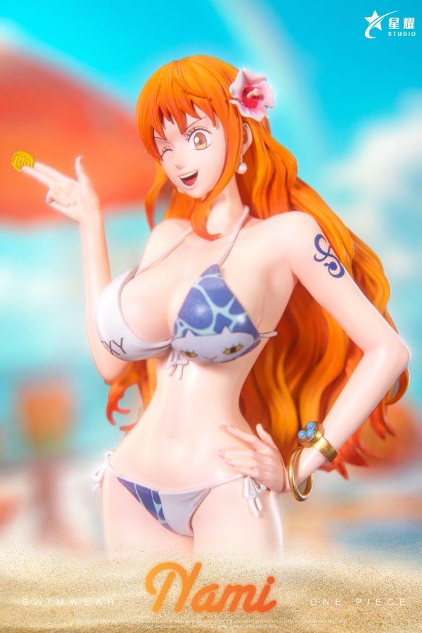 【售罄展示追加請私訊客服@toystationtw】海賊王 泳裝第一彈 泳裝娜美 X 星耀-Studio 玩驛丨Toy station, GK雕像預購, GK雕像代購, GK雕像現貨, GK雕像修復, 咒術, 咒術迴戰, SCC玩具屋, 玩具給庫, NBA, 瘋公仔, 訂製雕像,模型,伯公仔,gk,玩驛,火影,夜風本舖,海賊,死神,航海王,獵人,阿拉蕾,七大罪,七龍珠,寶可夢,神奇寶貝,哥吉拉,宮崎駿,迪士尼,灌籃高手,鬼滅之刃,一拳超人,蠟筆小新,咒術,鏈鋸人,進擊的巨人,乙骨,我英