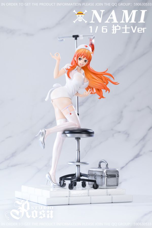 【售罄展示追加請私訊客服@toystationtw】海賊王 護士小姐姐 娜美 X Rosa Studio 動漫,模型,玩具,gk,玩驛,火影,手辦,海賊,死神,航海王,獵人,阿拉蕾,七大罪,七龍珠,寶可夢,神奇寶貝,哥吉拉,宮崎駿,迪士尼,灌籃高手,鬼滅之日刃,一拳超人,蠟筆小新,咒術,鏈鋸人,進擊的巨人,妖精尾巴,我的英雄學院,我英,鋼鍊,鋼之煉金術師,新世紀福音戰士,EVA,間諜家家酒,Re0,漫威,dc,集美#hex#tsume#prime1#queen#tes#xm#野獸國#壽屋#數碼寶貝