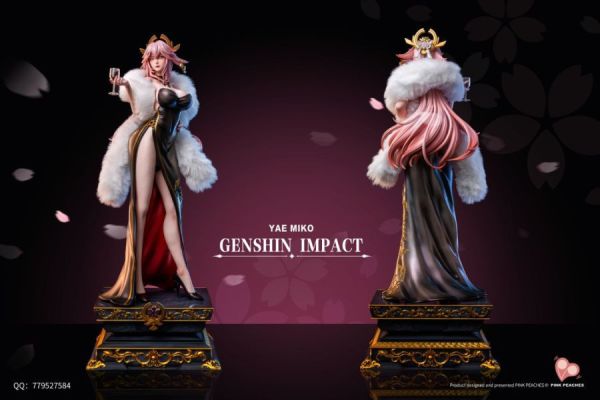 【現貨秒發】原神 禮服系列第一彈八重神子  X Pink peaches粉桃 動漫,模型,玩具,gk,玩驛,火影,手辦,海賊,死神,航海王,獵人,阿拉蕾,七大罪,七龍珠,寶可夢,神奇寶貝,哥吉拉,宮崎駿,迪士尼,灌籃高手,鬼滅之日刃,一拳超人,蠟筆小新,咒術,鏈鋸人,進擊的巨人,妖精尾巴,我的英雄學院,我英,鋼鍊,鋼之煉金術師,新世紀福音戰士,EVA,間諜家家酒,Re0,漫威,dc,集美#hex#tsume#prime1#queen#tes#xm#野獸國#壽屋#數碼寶貝