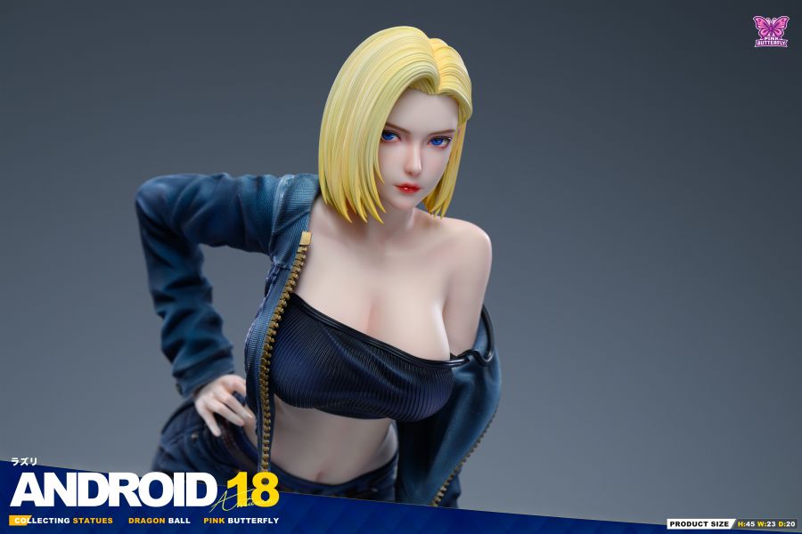【預購】七龍珠 人造人18號 X 粉蝶設計組 玩驛丨Toy station, GK雕像預購, GK雕像代購, GK雕像現貨, GK雕像修復, 咒術, 咒術迴戰, SCC玩具屋, 玩具給庫, NBA, 瘋公仔, 訂製雕像,模型,伯公仔,gk,玩驛,火影,夜風本舖,海賊,死神,航海王,獵人,阿拉蕾,七大罪,七龍珠,寶可夢,神奇寶貝,哥吉拉,宮崎駿,迪士尼,灌籃高手,鬼滅之刃,一拳超人,蠟筆小新,咒術,鏈鋸人,進擊的巨人,乙骨,我英