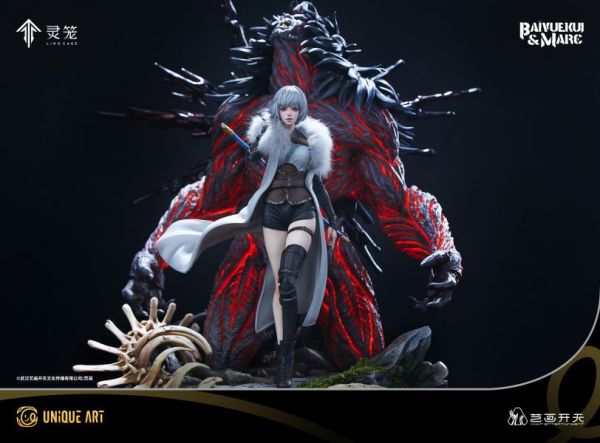 【代購】《靈籠》 白月魁&馬克 X UNiQUE ART 正版授權 動漫,模型,玩具,gk,玩驛,火影,手辦,海賊,死神,航海王,獵人,阿拉蕾,七大罪,七龍珠,寶可夢,神奇寶貝,哥吉拉,宮崎駿,迪士尼,灌籃高手,鬼滅之日刃,一拳超人,蠟筆小新,咒術,鏈鋸人,進擊的巨人,妖精尾巴,我的英雄學院,我英,鋼鍊,鋼之煉金術師,新世紀福音戰士,EVA,間諜家家酒,Re0,漫威,dc,集美#hex#tsume#prime1#queen#tes#xm#野獸國#壽屋#數碼寶貝