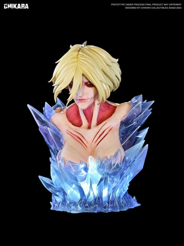 【售罄展示追加請私訊客服@toystationtw】進擊的巨人 阿尼·利昂納德 X CHIKARA STUDIO 動漫,模型,玩具,gk,玩驛,火影,手辦,海賊,死神,航海王,獵人,阿拉蕾,七大罪,七龍珠,寶可夢,神奇寶貝,哥吉拉,宮崎駿,迪士尼,灌籃高手,鬼滅之日刃,一拳超人,蠟筆小新,咒術,鏈鋸人,進擊的巨人,妖精尾巴,我的英雄學院,我英,鋼鍊,鋼之煉金術師,新世紀福音戰士,EVA,間諜家家酒,Re0,漫威,dc,集美#hex#tsume#prime1#queen#tes#xm#野獸國#壽屋#數碼寶貝