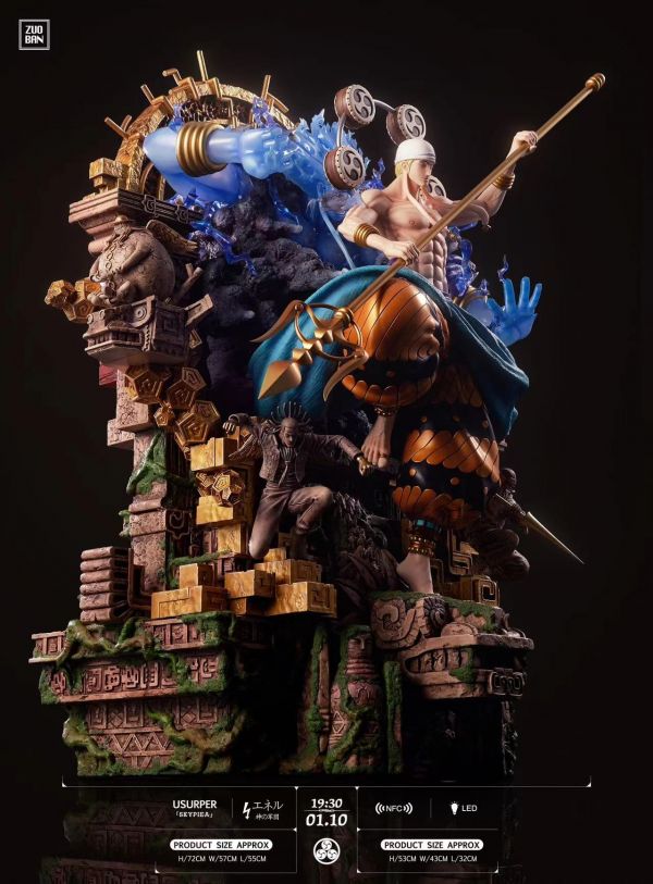【售罄展示追加請私訊客服@toystationtw】海賊王 盜國者USURPER 雷神艾尼路 第一款 X 作伴工作室 #動漫#模型#玩具#gk#玩驛#火影#手辦#海賊#死神#航海王#獵人#阿拉蕾#七大罪#七龍珠#寶可夢#神奇寶貝#哥吉拉#宮崎駿#迪士尼#灌籃高手#鬼滅之日刃#一拳超人#蠟筆小新#咒術#鏈鋸人#進擊的巨人#妖精尾巴#我的英雄學院#我英#鋼鍊#鋼之煉金術師#新世紀福音戰士#EVA#間諜家家酒#Re0#漫威#dc#集美#hex#tsume#prime1#queen#tes#xm#野獸國#壽屋#數碼寶貝